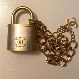 Chanel Vintage lock necklace